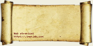 Koča Raffanelli vizit kartica